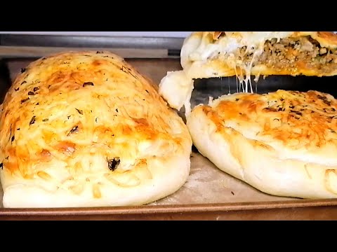 Hackfleisch Calzone / weiße Pizza / Ofenzauberer / Steinofenpizza zuhause selber machen /