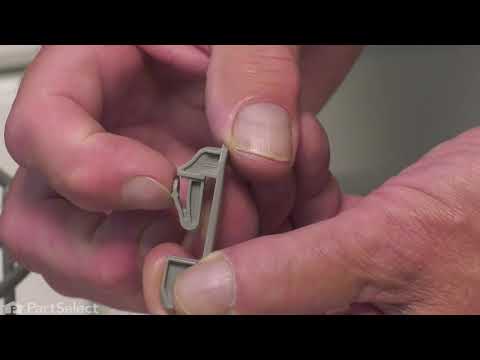 Whirlpool Dishwasher Repair - How to Replace the Rack Stop (Whirlpool Part # WP8565925)