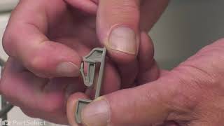 Whirlpool Dishwasher Repair — How to Replace the Rack Stop (Whirlpool Part # WP8565925)