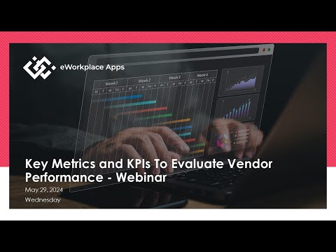Indicateurs clés et KPI pour évaluer le rendement des fournisseurs Webinaire
