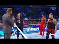 Nick Aldis Confronts The Bloodline WWE SmackDown 1 12 2024