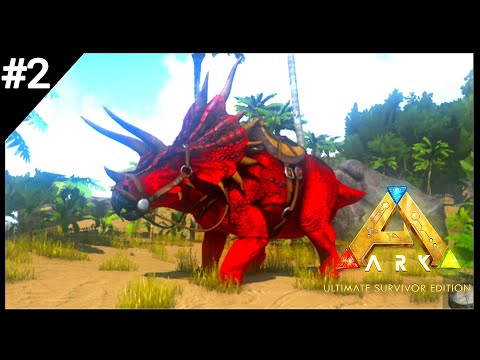 Taming Triceratops ARK ULTIMATE MOBILE