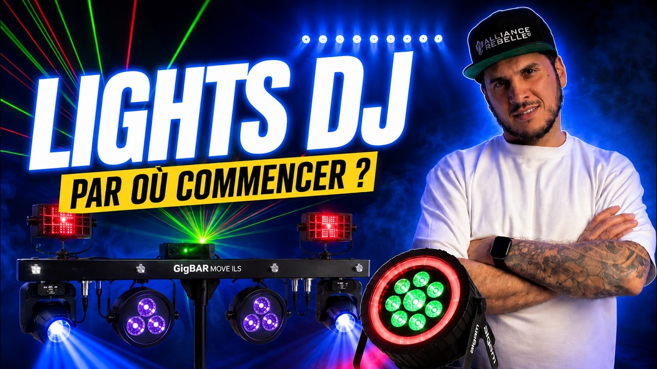 Quelles LUMIÈRES DJ choisir pour débuter en soirée privée ?