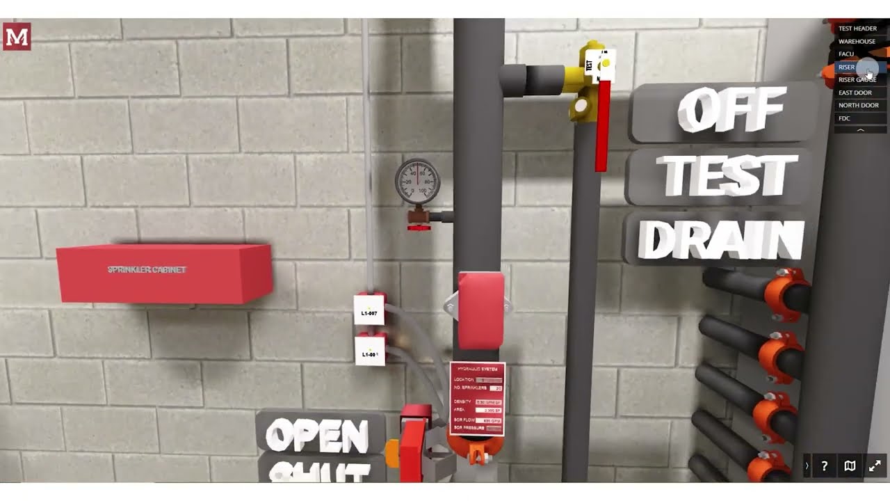 A MeyerFire University Test Simulation