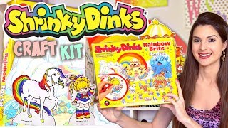 Testing VINTAGE SHRINKY DINKS Craft Kit from the 1980s