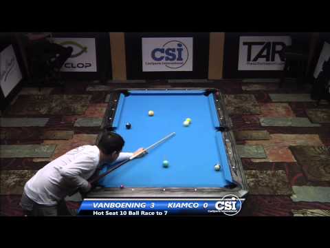 2014 CSI USBTC 10 Ball Hotseat: Shane Van Boening vs Warren Kiamco