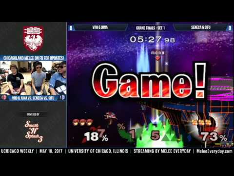 UChicago Weekly [5/18/17] - Team Melee Everyday vs. Seneca & SIFU - SSBM - Grand Finals