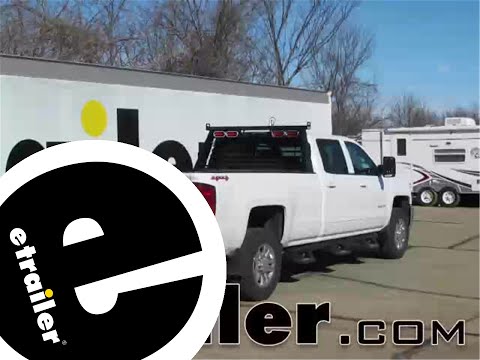 etrailer | B&W Headache Rack with LED Lights Installation - 2015 Chevrolet Silverado 3500
