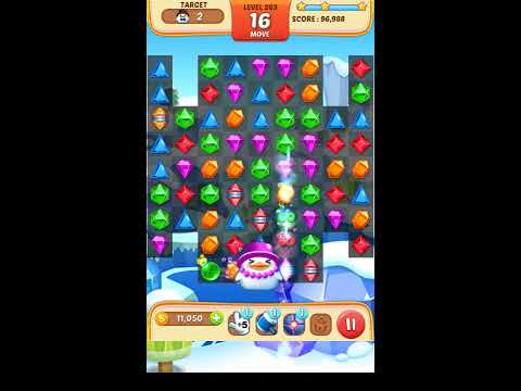 Jewel Match King Level 263 - Walkthrough ( No Booster )