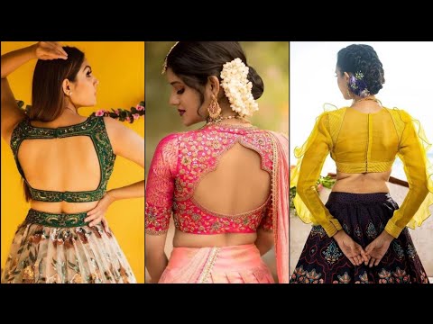 Lehenga blouse designs | blouse back design | crop top lehenga | backside blouse design #new #2022