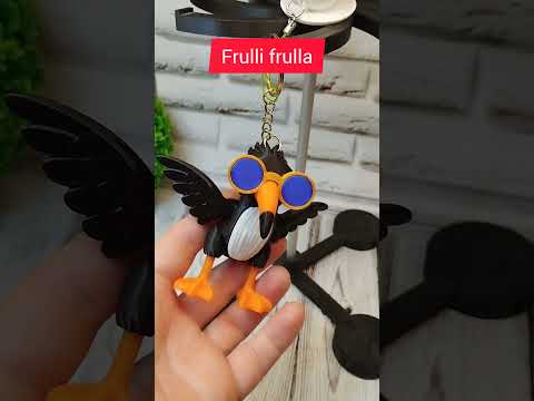 Фрули Фрула Frulli Frulla ХИТ! 2 брелка! вірусний тренд ТІК ТОК игрушка мем брелок Italian Brainrot брейнрот, висота 10см - фото 1 - id-p2826477655