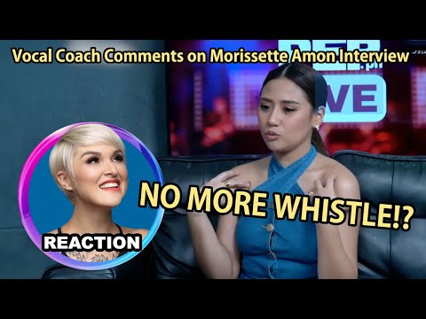 Rozette Reacts to Morissette Amon interview about whistle｜菲律宾唱将小茉莉不再唱哨音了！#rozette #morissetteamon