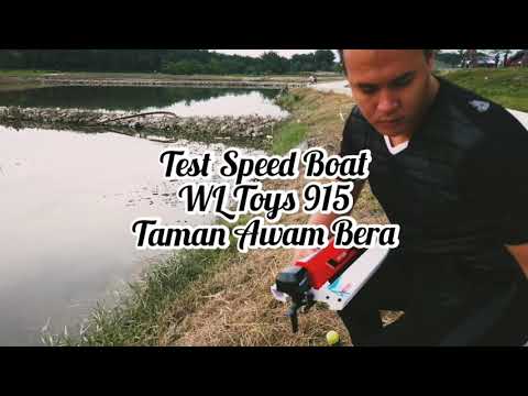 Test Speed Boat WL Toys 915