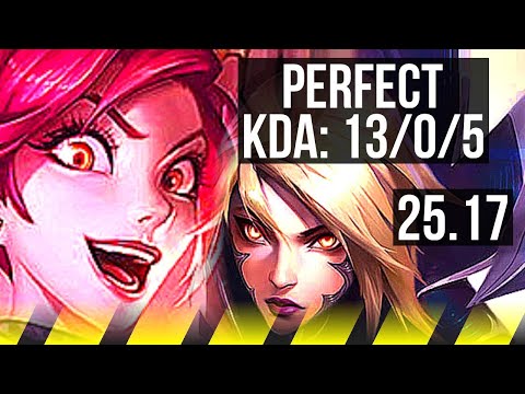 JINX & Thresh vs KAI'SA & Neeko (ADC) | 13/0/5, Legendary | KR Master | 25.17