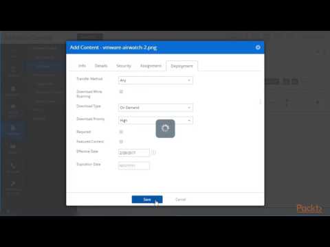 Learning AirWatch 9 Content within the Admin Console | packtpub com