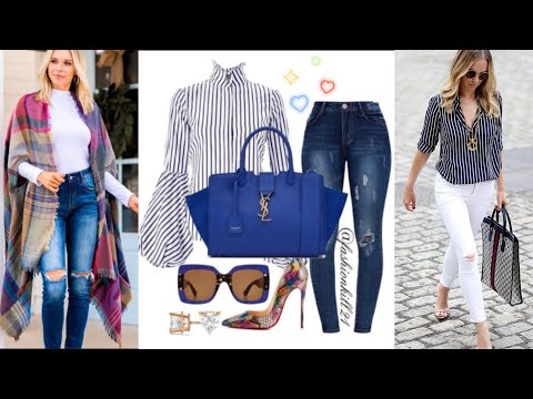 MODA 2022 OUTFITS CÓMO Vestir CON JEANS 🔥 LOOKS SENCILLOS IDEAS CASUALES PARA MUJER TENDENCIAS 2022