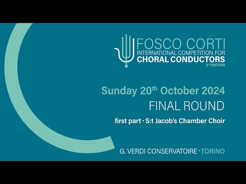 Fosco Corti international competition for choral conductors, Sunday 20.10.2024