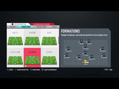 FIFA 20 FUT my 41212 custom tactics