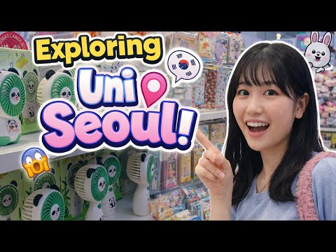 Uni Seoul Shopping | Exploring Uni Seoul 🛍️ | Cute Korean Store ✨| 🐼 UNI SEOUL STORE TOUR 