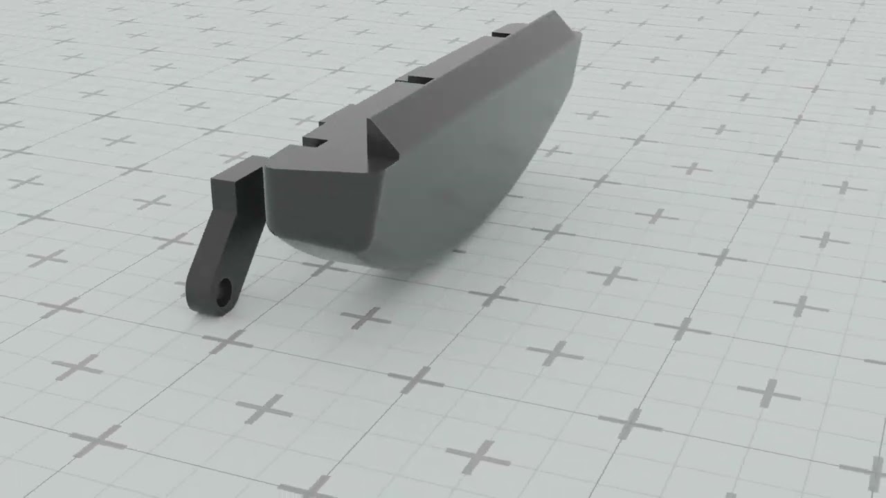 NISSAN PRIMERA P12 Armrest Latch 3D Print Model
