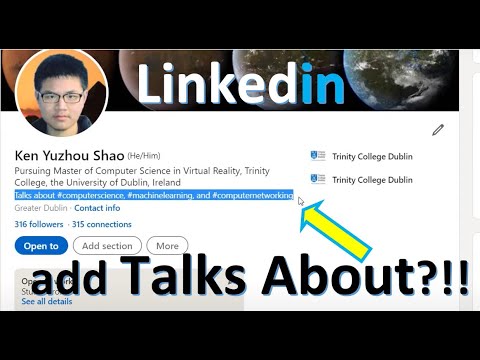 I took 1 minute to remove Talks About Hashtags on LinkedIn | LinkedIn par TALKSABOUT kaise badalen