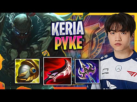 LEARN HOW TO PLAY PYKE SUPPORT LIKE A PRO! | T1 Keria Plays Pyke Support vs Maokai!  Season 2023