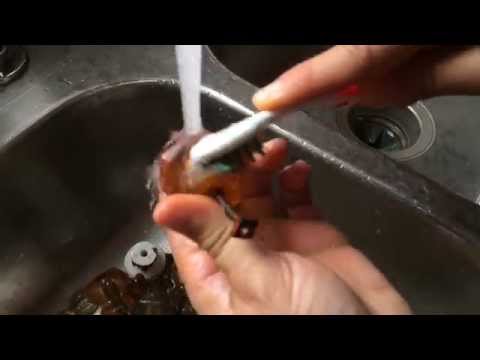 How to Clean Antique Glass Knobs - YouTube