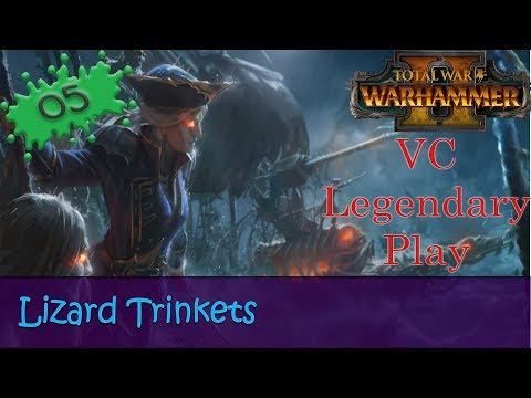 Warhammer 2 Mortal Empires Legendary Vampire Coast Campaign E05 - Lizard Trinkets