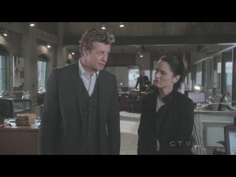 Lisbon pouting "Nothing for me?" when Jane got Van Pelt a gift [The Mentalist]