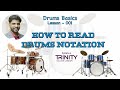 How To Read Drums Notation Lesson 001 Tamil