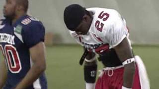 preview picture of video 'FORT WAYNE FIREHAWKS FOOTBALL PRACTICE WILLIE DAVIS APRIL 21'