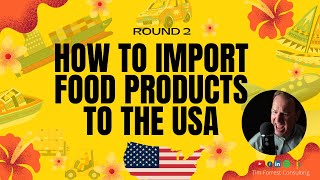 How To Import Organic Food Into the US