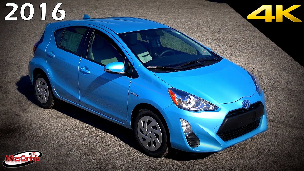 2016 Toyota Prius C One - Ultimate In-Depth Look in 4K