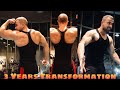 3 Years Natural Body Transformation | Gym Motivation don’t fear failure