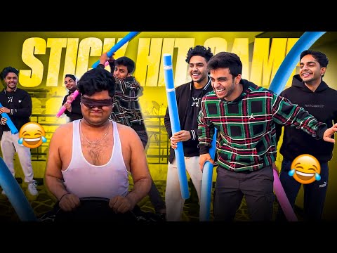 HIT THE STICK - BLIND FOLD CHALLENGE  VLOG 😂