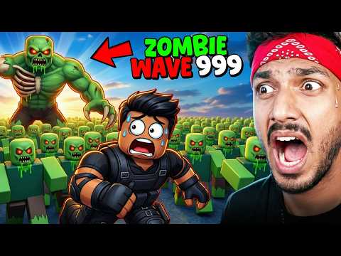I Survived 100 Waves In a ZOMBIE APOCALYPSE In ROBLOX
