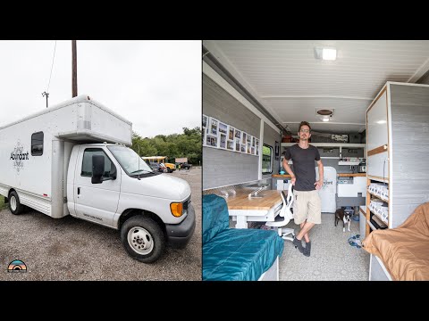 DIY Box Truck Turned Tiny Home - Stealth & Functional
