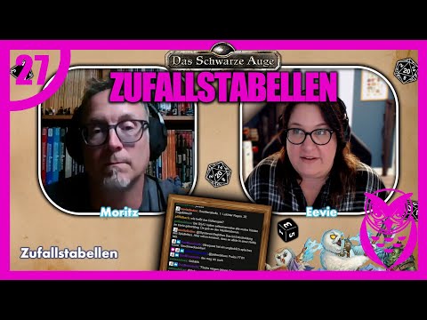 DSA-Talk: Zufallstabellen in Das Schwarze Auge