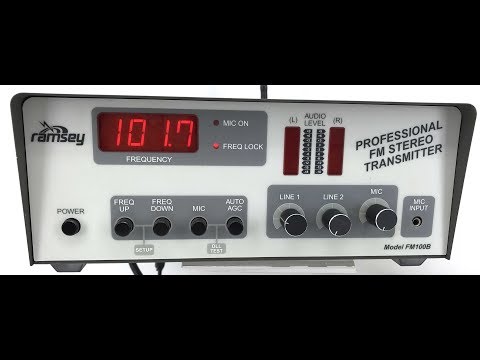 RAMSEY FM100B PROFESSIONAL FM RADIO STEREO TRANSMITTER image 7