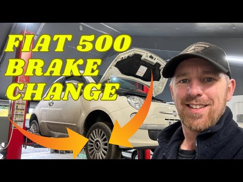How To Replace FIAT 500 Front Brakes, Pads and Discs Step By Step