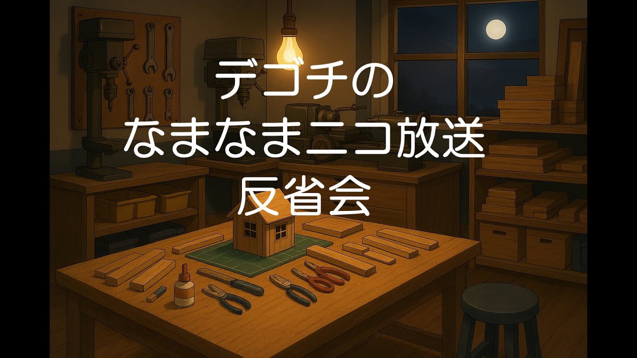 なまなまニコ放送の反省会のやつ