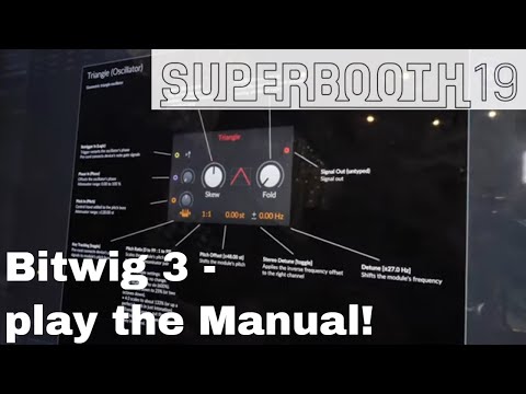 Superbooth 2019: Bitwig v3 - Enter The Grid (awesome UI!)