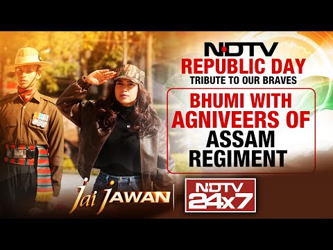 NDTV Republic Day Tribute To Our Heroes | Bhumi Pednekar With Agniveers Of Assam Regiment