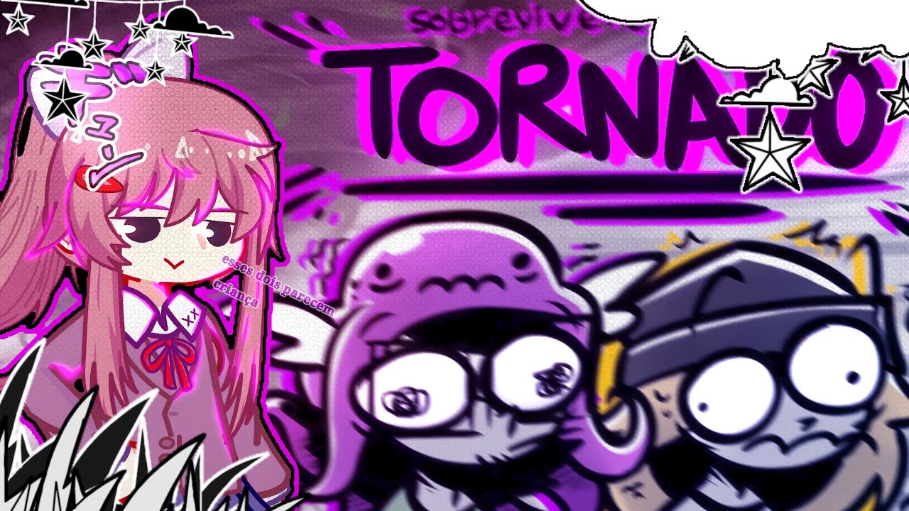 Doki Doki react saiko e ycaro sobrevivemdo a um tornado @dehagua