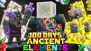 I SURVIVED 100 DAYS in the ANCIENT ELEMENTS MOD.... Here's what happened.