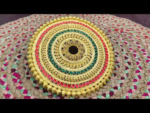 Handcrafted Divine Sudrashan Chakra for Decoration video