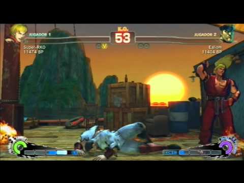 SSFIV: Super-RKO (Ken) vs Ealiom (Bison)