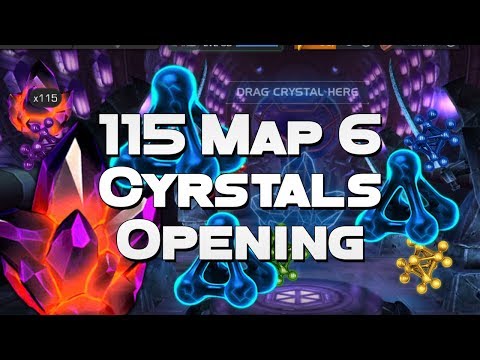 115 Map 6 Crystals Opening - Can We Get a FULL T2A?  - Marvel Contest Of Champions