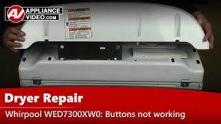 Whirlpool, Maytag, Kenmore & Roper Dryers - Console Assembly Replacement