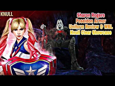 Sharon Rogers Poseidon Armor Uniform Review & WBL Knull Clear Showcase - Marvel Future Fight